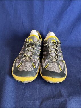 Men's Size 9 Body Glove Water Shoes Grey & Yellow Lightweight Beach Dynamo Rapid